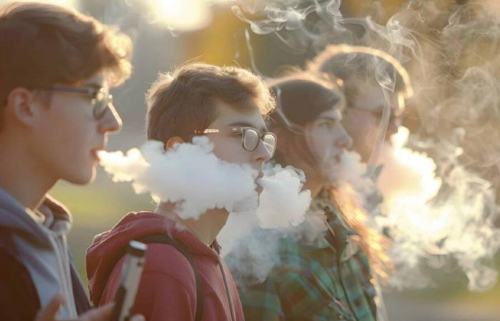 tobacco on the decline, but concern about vaping among young people