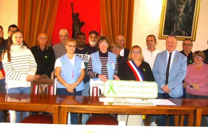 Aubin. The municipality becomes an ambassador for organ donation, it is the 3rd in Aveyron