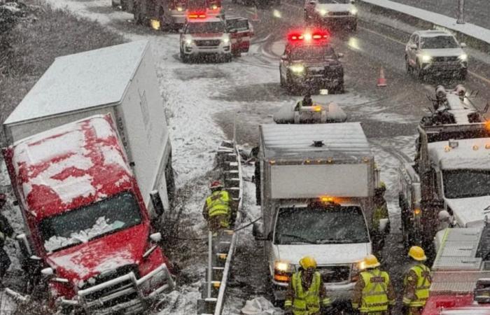 First snowfall in the Quebec region, accidents multiply