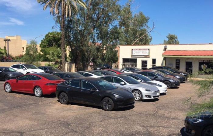 This Tesla cemetery disappeared overnight!