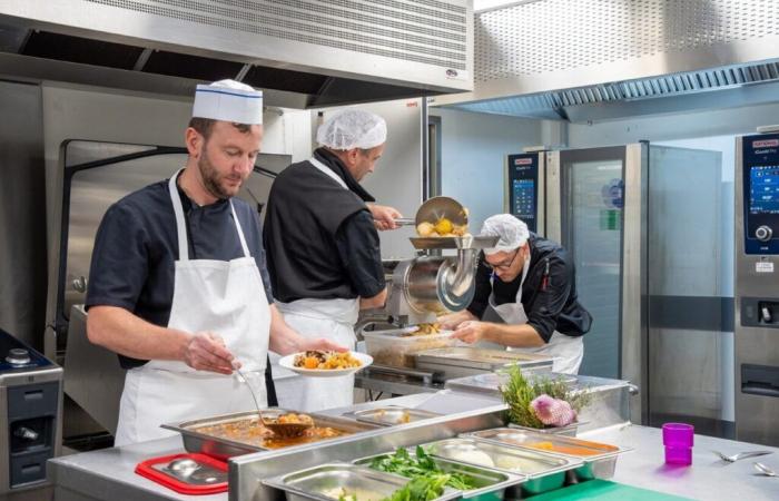 Modernized, this school kitchen now delivers 1,200 meals per day in Aude