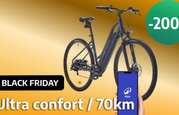 Decathlon explodes the price of ultra-comfortable electric bikes during Black Friday