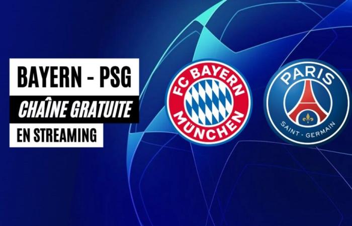 Free TV channel where to watch Bayern PSG in streaming