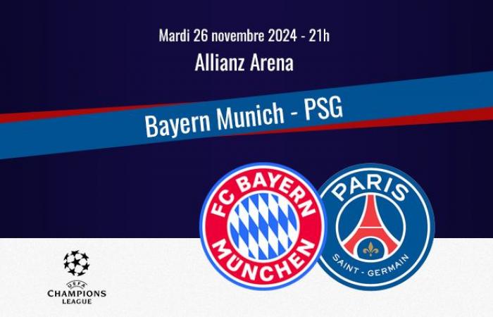 Match: Bayern/PSG, live (pre-match)