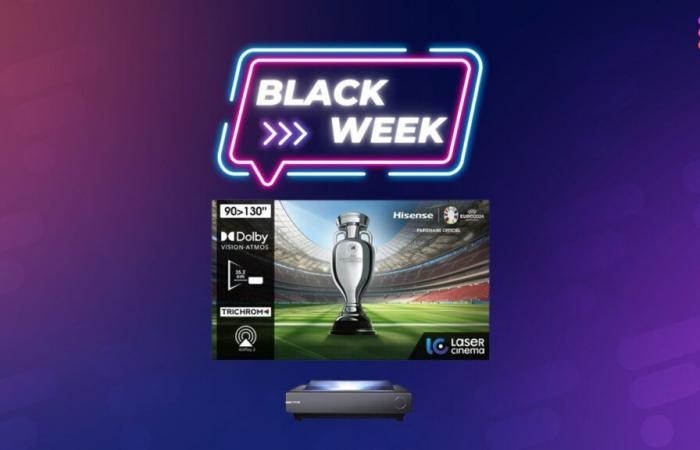 Only today, this Hisense 4K video projector is half price at Fnac and Darty for Black Friday Week