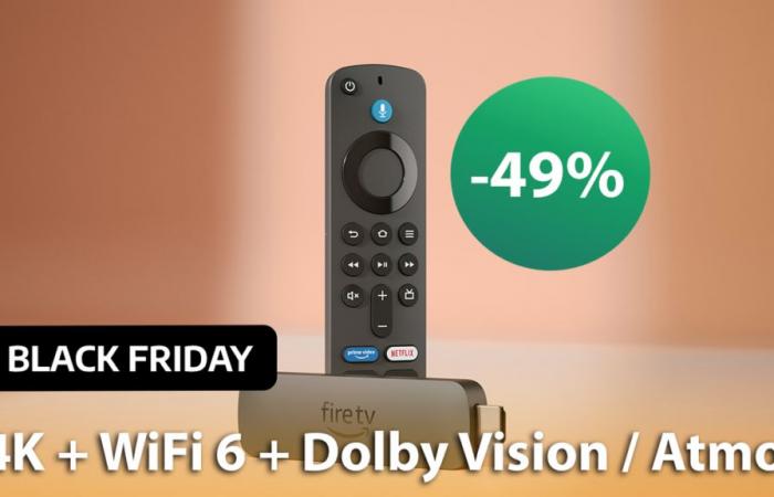 Black Friday: Amazon reduces the price of the Fire TV Stick 4K so everyone has a smart TV!