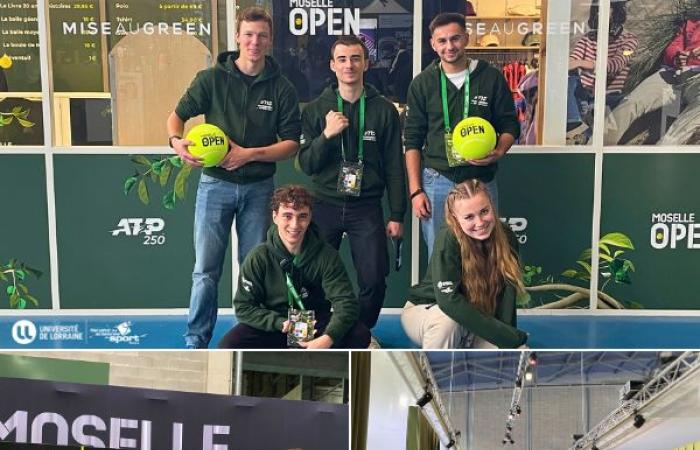 STAPS students in total immersion at the Moselle Open 2024: volunteering, commitment and unique experience | Factual