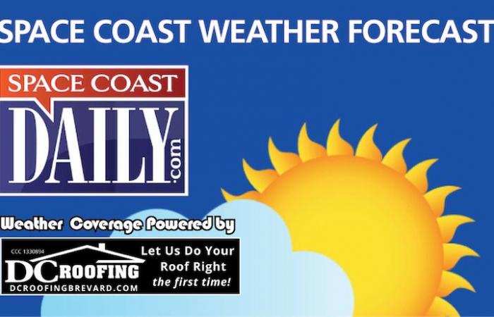 DC ROOFING WEATHER FORECAST: Sunny Skies, High Near 74 Sunday on the Space Coast