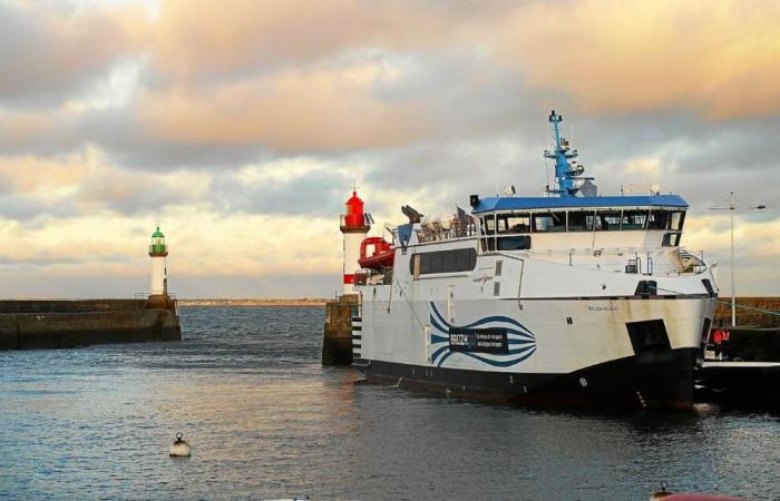 She gave birth on the boat between Groix and Lorient!