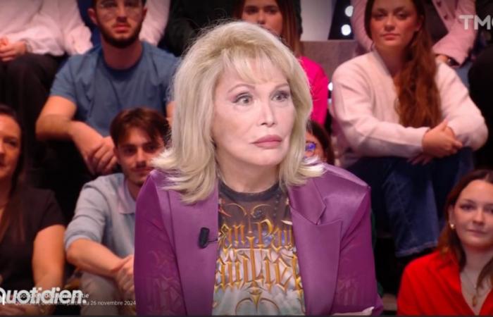 Cash, Amanda Lear tells this “Quotidien” columnist that she is “ugly”: “It’s terrible, I’m sorry!” »