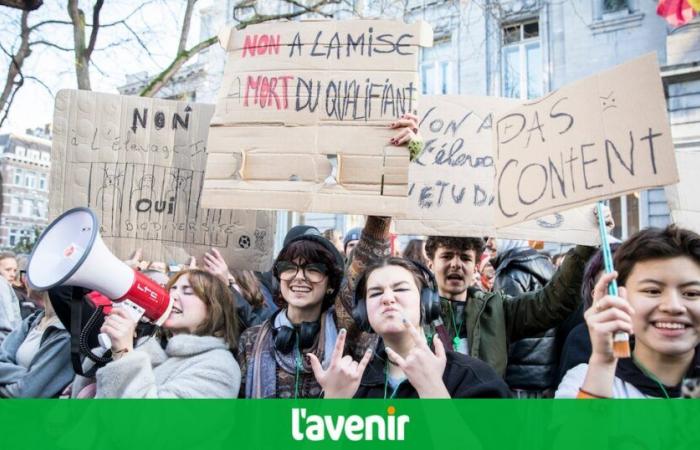 Teaching strike: from Tournai to Libramont, massive mobilization and real concern in Wallonia (videos)