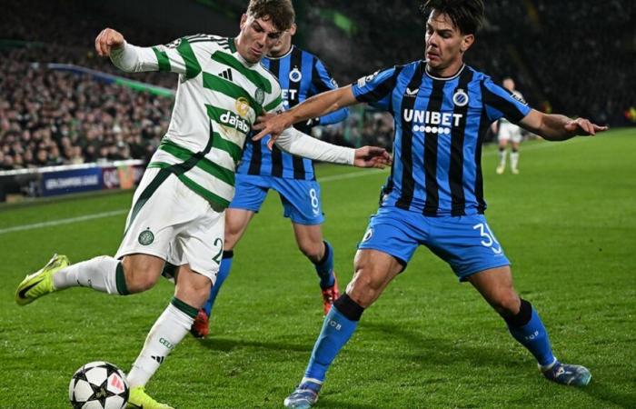 A good point in Glasgow: Bruges catches Celtic and remains in the race for the Champions League play-offs