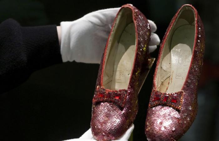 The Wizard of Oz’s red shoes put up for auction