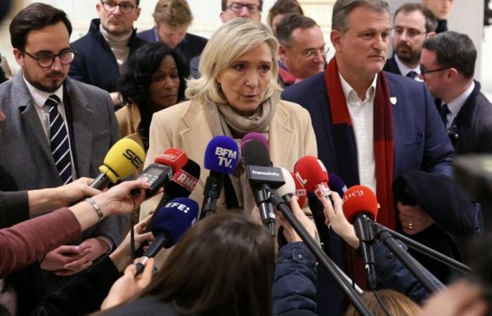 the trial has ended, the judgment will be rendered on March 31 for Marine Le Pen and 24 other defendants