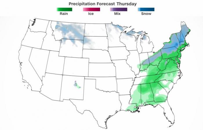 Thanksgiving weather and travel: A storm, cold and lake-effect snow could cause issues.