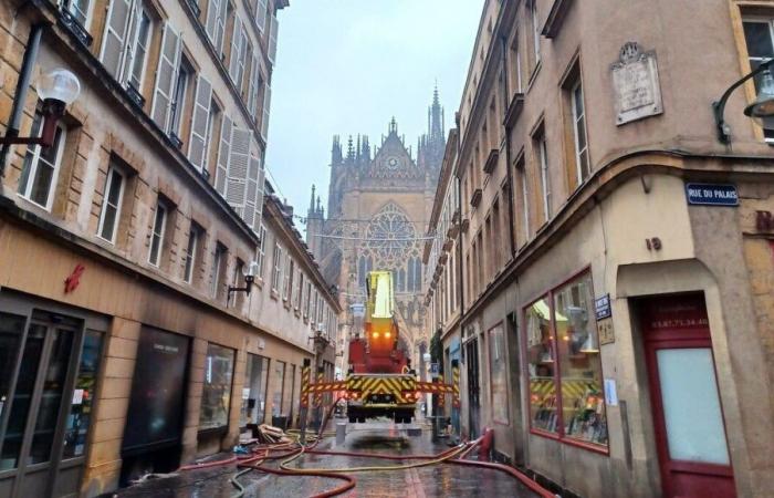 Fire in downtown Metz: the Hisler bookstore, closed since the disaster, was burglarized