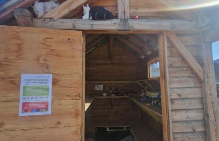 The reuse chalet was created in Guillestre