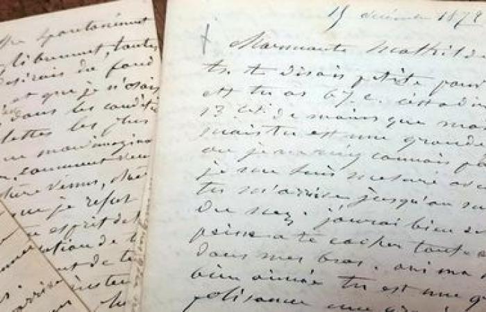 Unpublished erotic letters sent by the painter Gustave Courbet, found by chance in the Besançon library