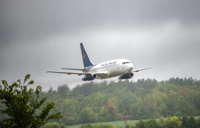 Incident during the landing of a Boeing 737 in Mirabel