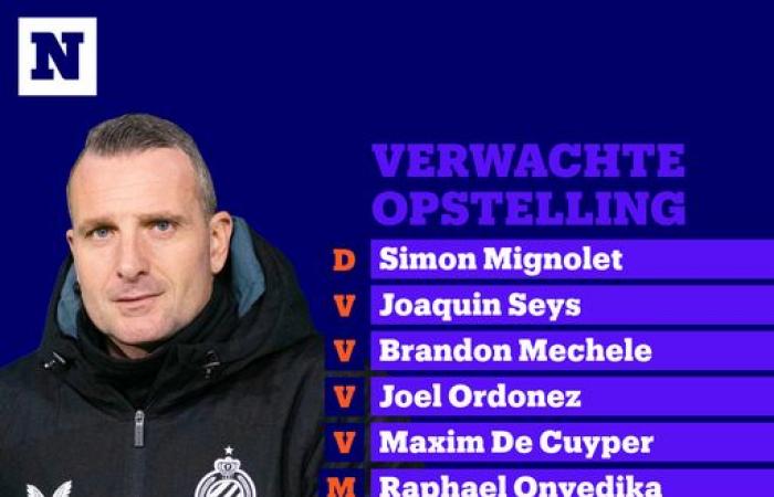 First starting place for Vermant in Champions League? This is the probable eleven of Club Brugge against Celtic