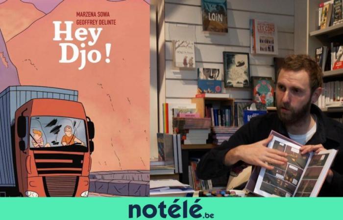 The comic strip “Hey Djo!” by Tournaisien Geoffrey Delinte rewarded at the Montreuil children’s book fair