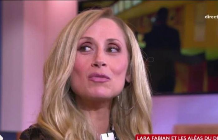 Lara Fabian: the singer victim of a small incident live in C à vous (ZAPTV)