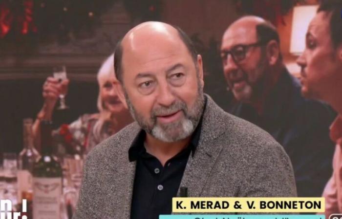 Kad Merad laughs at the departure of Julia Vignali from Télématin!