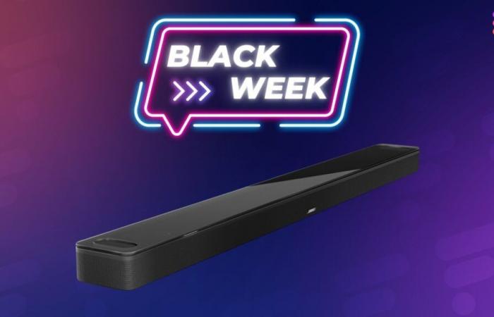 With AI-processed sound and Dolby Atmos compatibility, the Bose Smart Ultra Soundbar also drops in price during Black Friday Week