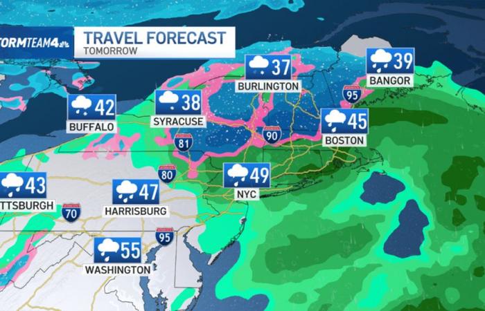 Rain expected for parade, then winter-like chill hits – NBC New York