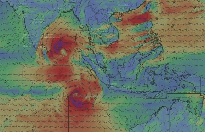 Tropics awakening, increasing risk of cyclones, heavy rain and storms