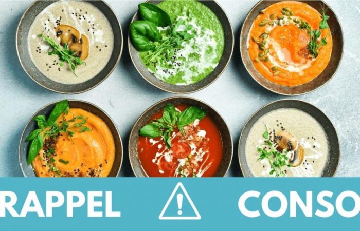 Several industrial soups recalled throughout France