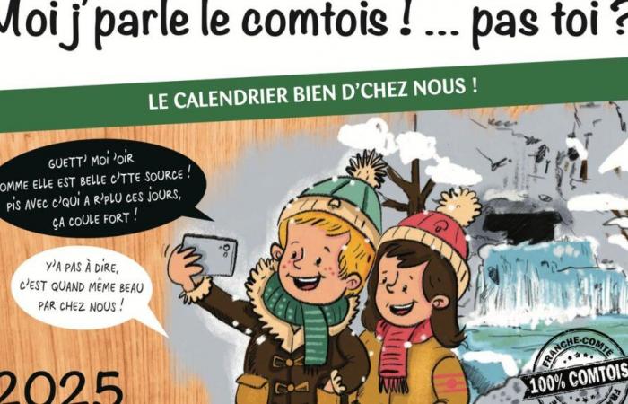 2025 Calendar “I speak Comtois!” Not you? » with France Bleu