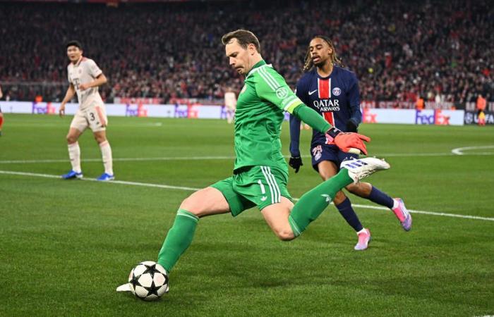 the incredible statistic of the Bayern Munich goalkeeper who completed more dribbles than the PSG attackers