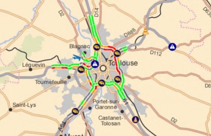 Between gathering and filtering dams, taxis mobilized in Toulouse