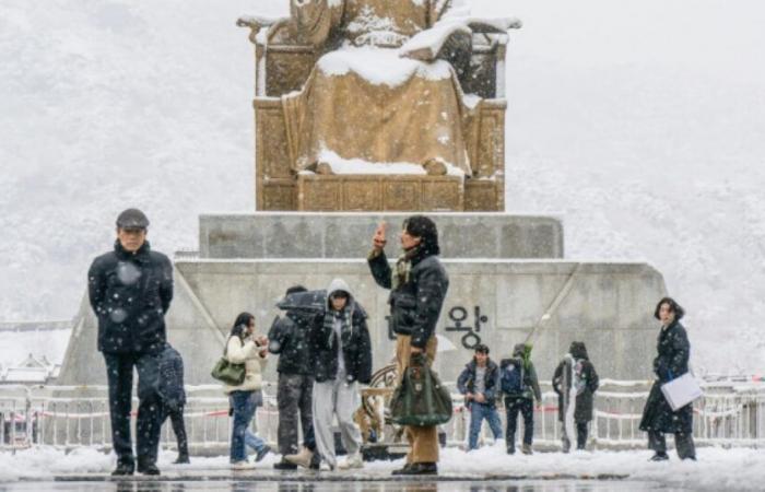 Record snowfall in Seoul for the month of November (weather agency): News