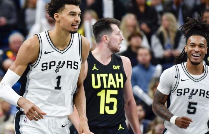 Spurs take down lowly Jazz to push win streak to four