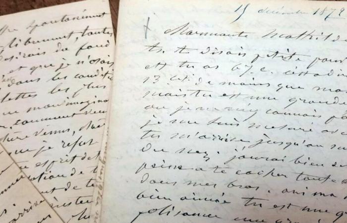 Unpublished erotic letters sent by the painter Gustave Courbet, found by chance in the Besançon library