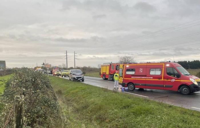 Hit by a van, the driver of a scooter dies in an accident in Maine-et-Loire