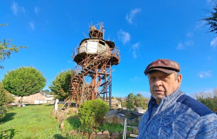 This 10 meter high work in this town of Loire-Atlantique is intriguing