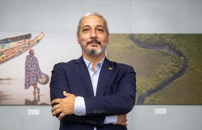 the works of photojournalist Cem Ozdel exhibited as part of the Dakar Biennale