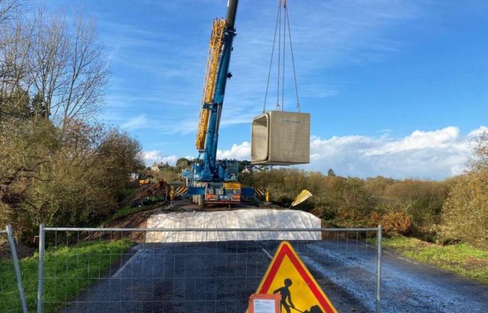 A portion of the Val de Saire tourist route closed for several weeks for work