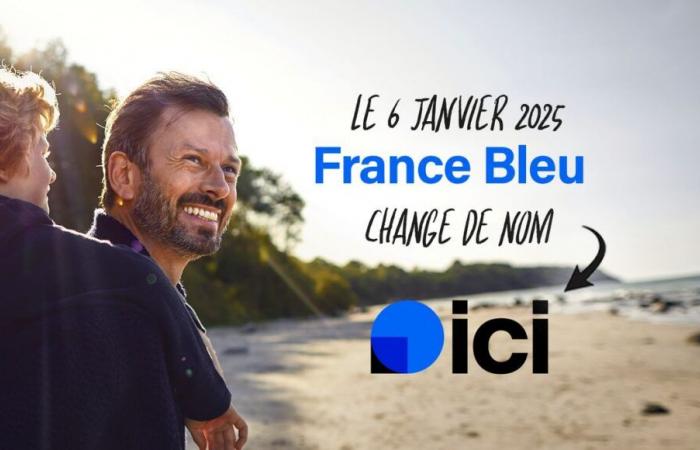 France Bleu changes its name and becomes “here” on January 6, 2025