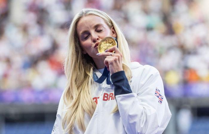 Incredible display shows Jude Bellingham’s overhead kick for England and Team GB Olympic hero winning gold