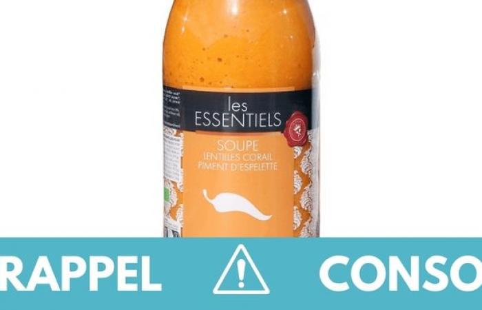 Several industrial soups recalled throughout France