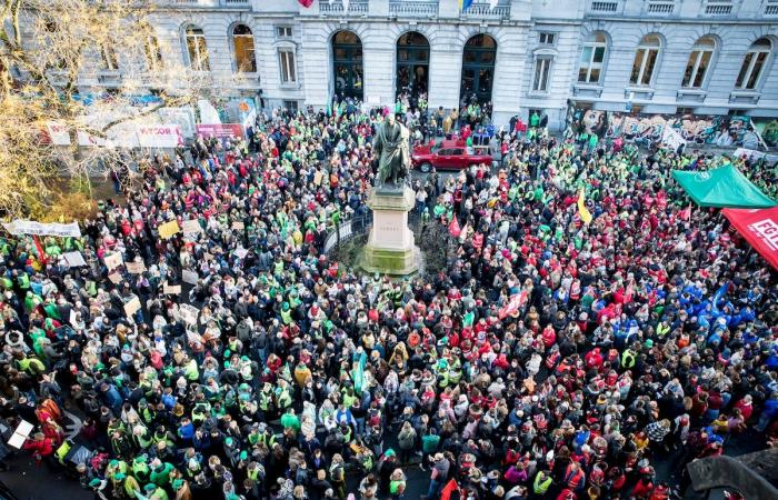 Teaching strike: from Tournai to Libramont, massive mobilization and real concern in Wallonia (videos)