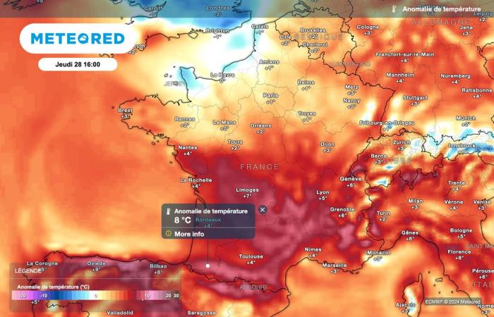 invasion of cold air from the north of France over the next few hours! New winter offensive?