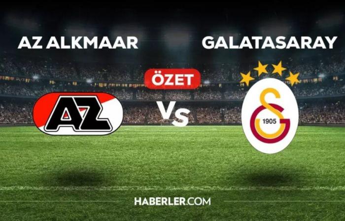 Watch AZ Alkmaar Galatasaray match summary and goals! (VIDEO) AZ Alkmaar GS full summary! Who scored the goals, how many times did the match end?