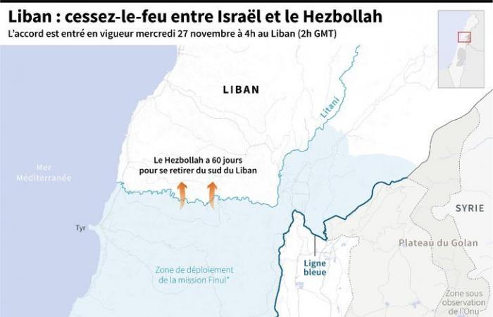 The Lebanese army deploys troops and armor in the south, after the ceasefire between Israel and Hezbollah