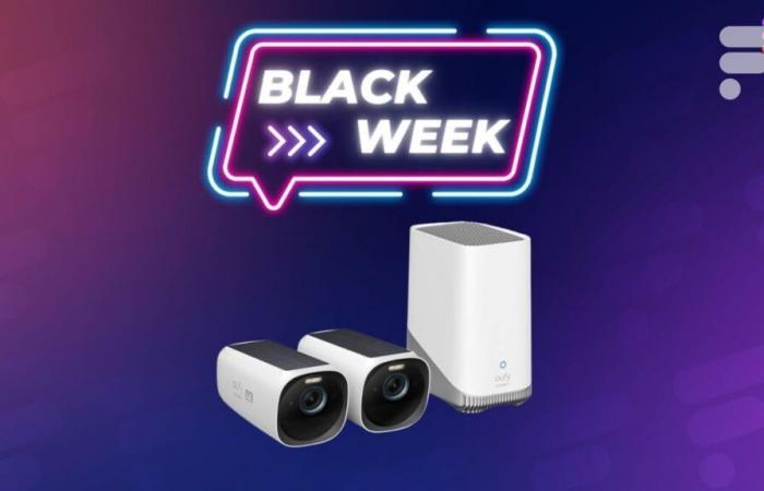 The price of this pack with 2 4K surveillance cameras (with solar panel and facial recognition) plummets during Black Friday Week