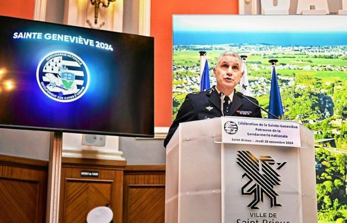 “Reaffirm the virtues to which we are attached”: the Côtes-d’Armor gendarmes celebrate Sainte-Geneviève